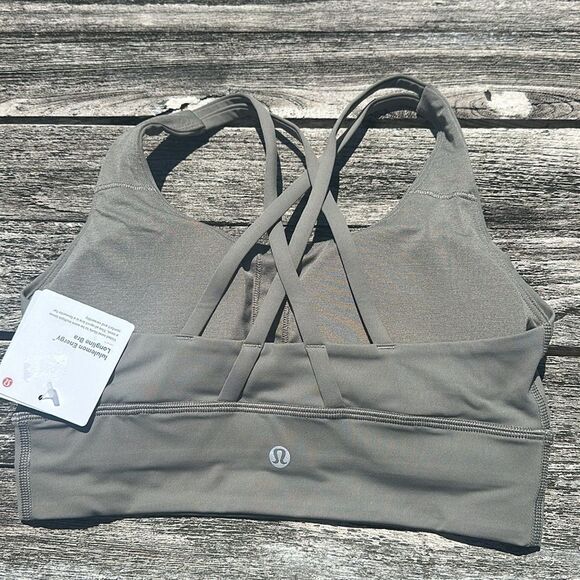 Lululemon Energy High-Neck Longline Tough Bra B–D Cups Rover size 6 NWT - Picture 3 of 8